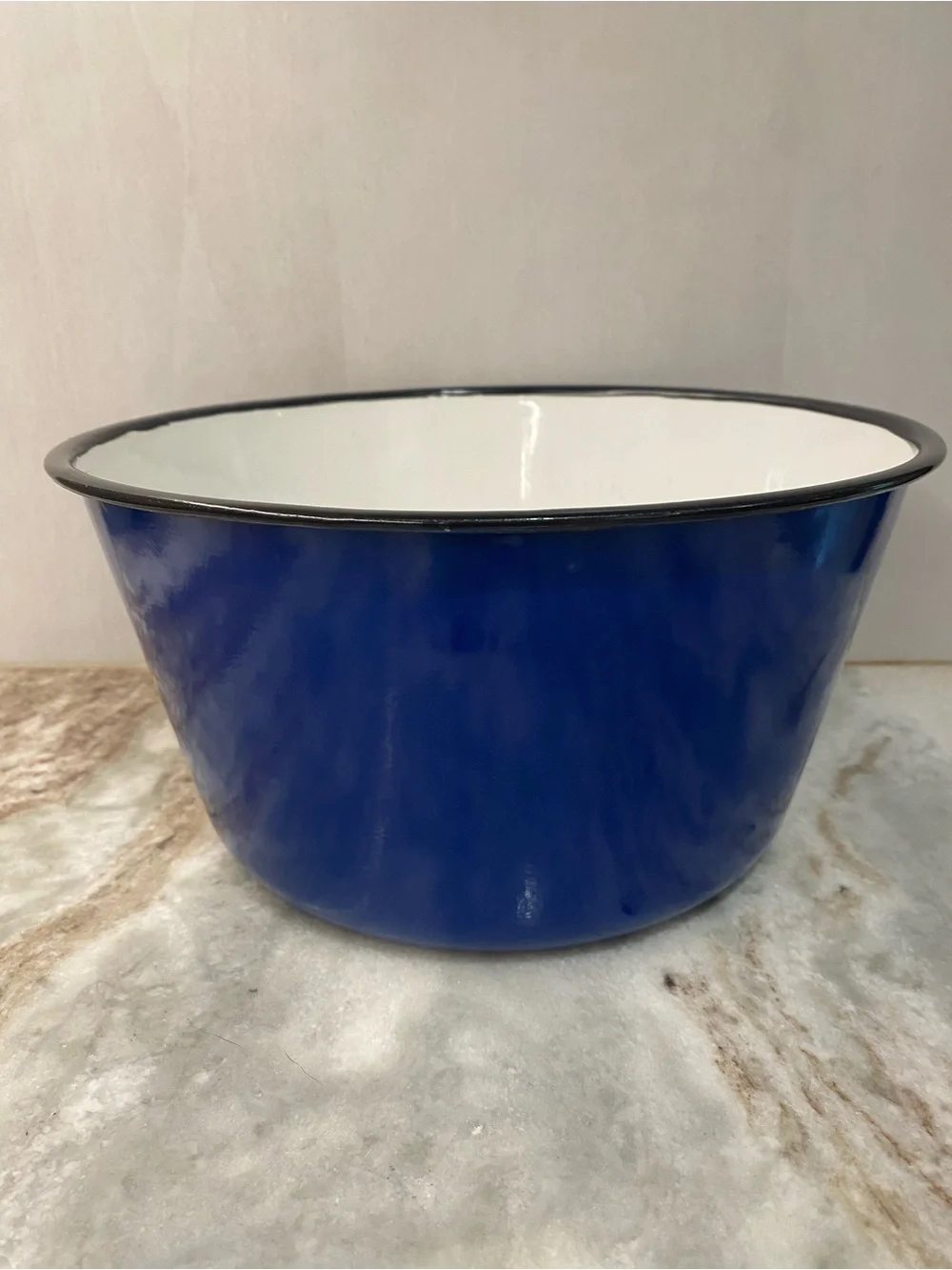 Vintage Old Navy Pop Art Enamel Spaghetti Bowl